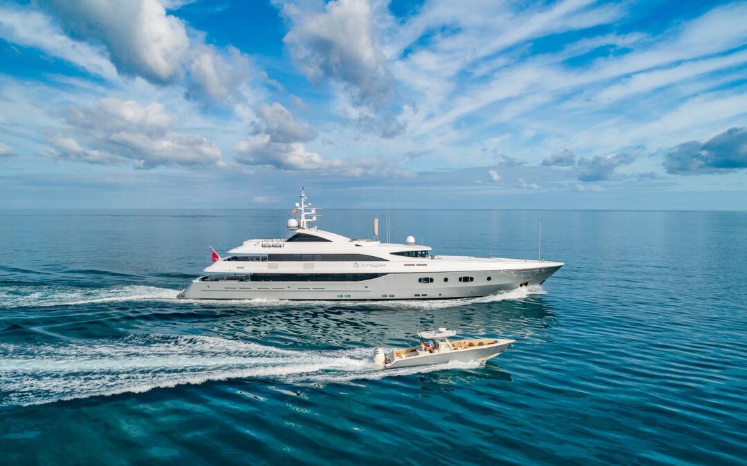 FGI Yacht Group lists 181-foot megayacht Turquoise for sale